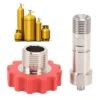 G5/8 To M16 CO2 CO2 Tank Refill Valve Connector Red Gear CO2 Cylinder Refill Pressure Valve Adapter Soda Maker Replacement Parts -Wilton Shop 41JChgs63qL