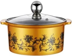 ERINGOGO Pots Electric Hot Pot, Small Self Heating Hot Pot, Nonstick Coating, Separate Design, Steak Noodles Cooker For Induction Hot Pot -Wilton Shop 41JEG0HjwiL. AC