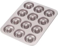 Donut Mold Cake Pan, 12-Cavity Non-Stick Ring Doughnut Bakeware For Oven Baking (Champagne Gold) -Wilton Shop 41JJqFhGrIL. AC
