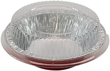Disposable Colored Aluminum 5" Tart Pan/individual Pot Pie Pan W/Clear Dome Lid #501P (100, Gold) 12 Disposable Colored Aluminum 5" Tart Pan/individual Pot Pie Pan W/Clear Dome Lid #501P (100, Gold) - Image 10