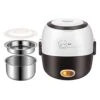 Portable Electric Heating Bento Lunch Box,Food Storage Warmer Container Rice Cooker Food Steamer (1.3L-Brown) -Wilton Shop 41JMWmpqVwS