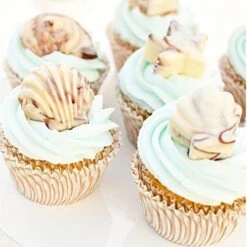 5 Pcs Seashell Silicone Mold Cake Fondant Silicone Mold Seashell Conch Baking Moldsfor DIY Cake Decoration Chocolate Candy Polymer Clay Crafting Projects -Wilton Shop 41JMnMI16aL