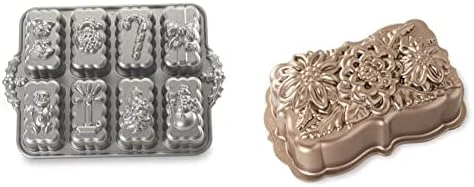 Nordic Ware Holiday Mini Loaves Pan & Wildflower Loaf Pan, 6-Cup, Toffee 13 Nordic Ware Holiday Mini Loaves Pan & Wildflower Loaf Pan, 6-Cup, Toffee - Image 11