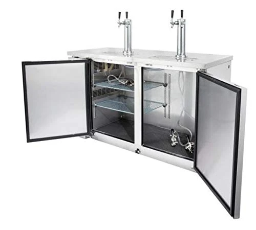60" Kegerator Beer Keg Dispenser Stainless Steel Refrigerator Cooler With 2 Taps, UDD-24-60SS-HC 3 60" Kegerator Beer Keg Dispenser Stainless Steel Refrigerator Cooler With 2 Taps, UDD-24-60SS-HC
