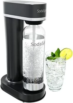 Modern Design Sparkling Water Maker – Soda Water Maker With 1l BPA-Free Reusable Bottle–Carbonated Water Maker For Home – Soda Streaming Machine For Seltzer (CO2 CARBONATOR NOT INCLUDED) (SS697B) -Wilton Shop 41JkzKBHCnL. AC