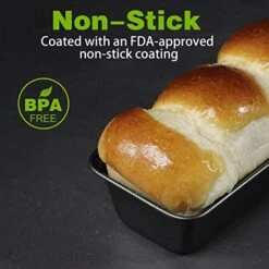 6 Pack Mini Loaf Pans, Non-Stick Baking Bread Pan, Carbon Steel Bakeware 13 6 Pack Mini Loaf Pans, Non-Stick Baking Bread Pan, Carbon Steel Bakeware -Wilton Shop 41JqVVAIdwL