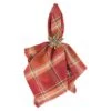 Autumn Pumpkin Spice Kitchen Collection Fall/Thanksgiving Cotton Table Décor, Square Napkin Set, 20x20, Orange Plaid, 6 Piece 1 Autumn Pumpkin Spice Kitchen Collection Fall/Thanksgiving Cotton Table Décor, Square Napkin Set, 20x20, Orange Plaid, 6 Piece -Wilton Shop 41JswrhksKL
