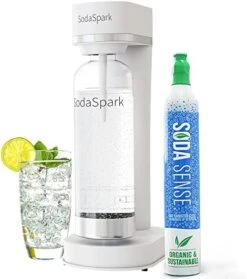 Modern Design Sparkling Water Maker – Soda Water Maker With 1l BPA-Free Reusable Bottle–Carbonated Water Maker For Home – Soda Streaming Machine For Seltzer (CO2 CARBONATOR NOT INCLUDED) (SS697B) -Wilton Shop 41K1PfqTJrL. AC