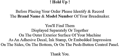 GENERIC Paddle For Welbilt Bread Machine Models ABM2H52 ABM2H52S Only (-O-) 6 GENERIC Paddle For Welbilt Bread Machine Models ABM2H52 ABM2H52S Only (-O-) - Image 4
