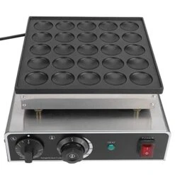 5-Holes Stainless Steel Electric Muffin Machine, Rapid Heating Waffle Maker Muffin Pancake Machine Kitchen Appliance 950W (US) -Wilton Shop 41KKhTKrgWL