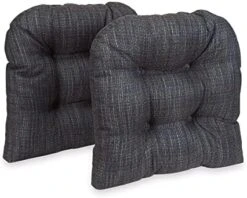 Omega Non-Slip Universal Chair Cushions For Dining Room, Kitchen And Office Use, U-Shaped Skid-Proof Seat Pad, 17x17 Inches, 2 Count (Pack Of 1), Indigo -Wilton Shop 41Kg1Su0c5L. AC