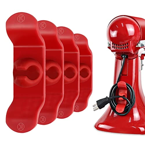 Masticating Juicer Attachment White & 4-Pack Cord Organzier 5 Masticating Juicer Attachment White & 4-Pack Cord Organzier - Image 3