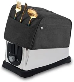 2 Slice Toaster Cover, Toaster Bags With Pockets, Bread Toaster Oven Dustproof Cover, Toaster Storage Bag, Appliance Covers For Kitchen Small Appliance, Fingerprint Protection, Gift For Women (S, Purple) -Wilton Shop 41KnXGpMLwL. AC