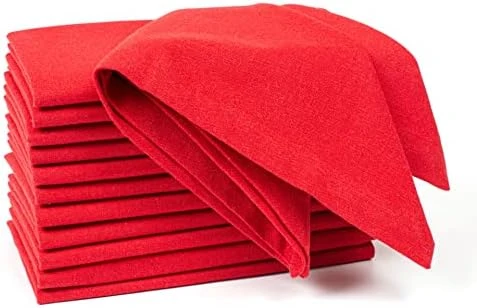 Dinner Napkin 18x18 Inch Coral,Everyday Napkins, Cotton Napkins, Wedding Napkins, Cocktails Napkins, Tailored With Mitered Corners & Generous Hem, Easy Care 8 Dinner Napkin 18x18 Inch Coral,Everyday Napkins, Cotton Napkins, Wedding Napkins, Cocktails Napkins, Tailored With Mitered Corners & Generous Hem, Easy Care - Image 6