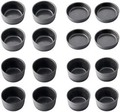 BergHOFF HOFF GEM Stone Set Of 4pc Ramekin 3.5"x 3.5" 0.23 Qt. Round Black Even Baking Matt Enamel Finish Oven, Microwave & Dishwasher Safe 14 BergHOFF HOFF GEM Stone Set Of 4pc Ramekin 3.5"x 3.5" 0.23 Qt. Round Black Even Baking Matt Enamel Finish Oven, Microwave & Dishwasher Safe -Wilton Shop 41Kzgn8JFVL. AC