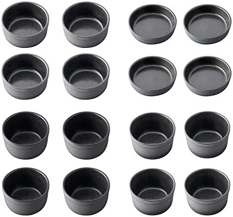 BergHOFF HOFF GEM Stone Set Of 4pc Ramekin 3.5"x 3.5" 0.23 Qt. Round Black Even Baking Matt Enamel Finish Oven, Microwave & Dishwasher Safe 7 BergHOFF HOFF GEM Stone Set Of 4pc Ramekin 3.5"x 3.5" 0.23 Qt. Round Black Even Baking Matt Enamel Finish Oven, Microwave & Dishwasher Safe - Image 5
