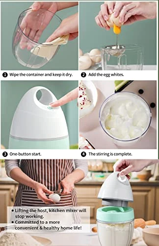 Stand Mixer Electric Kitchen Mixer Egg Stand Shampoo Frother Milk Frother Hands-free Mixer Electric Whisk Drink Mixer For Food Whipping,Whisk Egg White,Cake Mixer, Milk Foamer Frother 900ml 6 Stand Mixer Electric Kitchen Mixer Egg Stand Shampoo Frother Milk Frother Hands-free Mixer Electric Whisk Drink Mixer For Food Whipping,Whisk Egg White,Cake Mixer, Milk Foamer Frother 900ml - Image 4