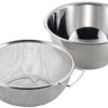 3804633 Colander Bowl, Made In Japan, Stainless Steel Colander Ball With Handle