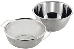 3804633 Colander Bowl, Made In Japan, Stainless Steel Colander Ball With Handle