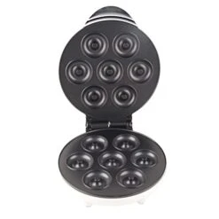 Electric Donut Maker, 7 Holes Mini Donut Cooker Machine With Non Stick Coating, Bottom Anti Slip, Delicious Doughnuts Cook Make Machine For Home Kitchen