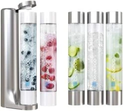 Limited Edition Fizzpod Sparkling Soda Maker With 5 One Liter Bottles Included. Carbonates Any Beverage (DPFZPOD1K2C_WS) -Wilton Shop 41L78Qrbk3L. AC