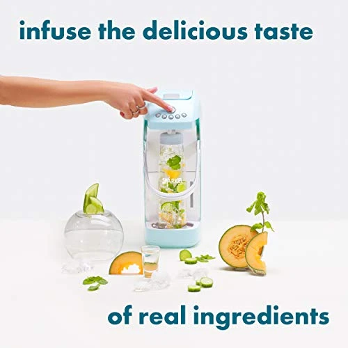 Spärkel System (White) Sparkling Water And Soda Maker + Bottle + 90 Pack Of Carbonators - A New Way Of Sparkling - Use Fresh & Natural Ingredients - No CO2 Tank Needed 8 Spärkel System (White) Sparkling Water And Soda Maker + Bottle + 90 Pack Of Carbonators - A New Way Of Sparkling - Use Fresh & Natural Ingredients - No CO2 Tank Needed - Image 6