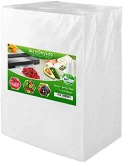 200 Gallon Size11"x16" Vacuum Freezer Sealer Bags For Food,BPA Free, Heavy Duty Commercial Grade,Sous Vide Vaccume Safe,Universal Design Pre-Cut Bag And Work With Any Types Vacuum Sealer -Wilton Shop 41LICxfW1L. AC