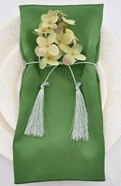 10 Pcs Satin 20" X 20" Dinner Table Linen Napkins For Restaurant Kitchen Dining Wedding Party Banquet Events - Copper -Wilton Shop 41LNv46BugL. AC