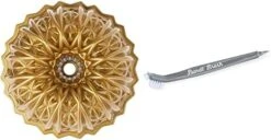 Nordic Ware Cut Crystal Cast Bundt Pan, 10 Cup Capacity, Gold & Jubilee Cast Loaf Pan, 6 Cup Capacity, Gold -Wilton Shop 41LYX8CCVdL. AC