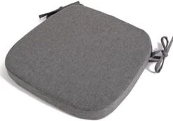 Kitchen Chair Cushions With Ties - High Density Sponge Seat Cushion And Dining Room Chair Pad 17 X 16.5 Inches Non Slip Rubber Back Seat Cover Machine Washable - Beige -Wilton Shop 41LeCVeXCXL. AC