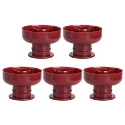 5 Pcs/Set Donut Mold,Non Stick Reusable Donut Maker,Food Grade Plastic Donut Maker Doughnut Cutter,Durable Donut Mould With Handle,for Doughnut Baking