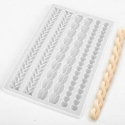 Silicone Rope Mold, Beasea Pearl Mold For Fondant Silicone Pie Crust Mold, Gary Lace Chain Molds Rope Border Fondant Braid Mold For Cake Decorating Sugarcraft Mould Pastry Pies Chocolate Toppers 11 Silicone Rope Mold, Beasea Pearl Mold For Fondant Silicone Pie Crust Mold, Gary Lace Chain Molds Rope Border Fondant Braid Mold For Cake Decorating Sugarcraft Mould Pastry Pies Chocolate Toppers -Wilton Shop 41M4QMXesYL