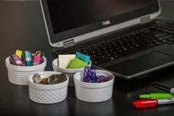 6-Ounce Texture Ramekins, Set Of 4, White -Wilton Shop 41M56OuaErL