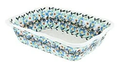 Ish Pottery Pastel Parfait Wavy Rectangular Baker