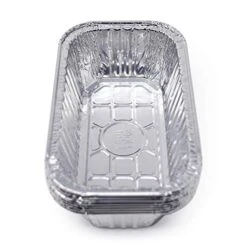 (100 Pack) Premium 1-LB Bread Loaf Baking Pans L Mini 6" X 3.7" X 2" L Extra-Heavy Duty L Disposable Aluminum Foil Oven Safe Sturdy 1-Pound Small Bread Tin -Wilton Shop 41MA3ZsNp0L