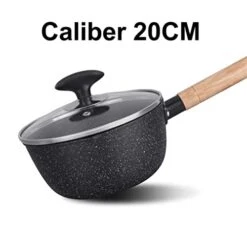 HICK Cookware And Pot Set Porridge Soup Milk Pot Non-stick Breakfast Cooker Set Kitchen Utensils (Size : 20cm In Diameter) -Wilton Shop 41MZWtyi4aL