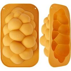 Silicone Challah Braid Bread Mold Bakeware, Perfect Kosher Challah Braided Baking Mold Pan, No Shaping Required, Large (Single) -Wilton Shop 41MaujNfyKS
