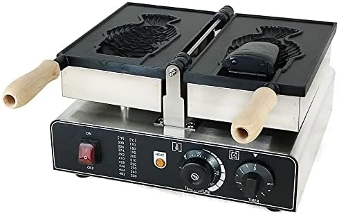 Electric Waffle Maker Machine 2000W, 4 Slice Nonstick Waffle Maker, Commercial Stainless Steel Square Waffle Maker, Temperature And Time Control, For Restaurant Bakeries Snack Bar Home, 50~300℃ 11 Electric Waffle Maker Machine 2000W, 4 Slice Nonstick Waffle Maker, Commercial Stainless Steel Square Waffle Maker, Temperature And Time Control, For Restaurant Bakeries Snack Bar Home, 50~300℃ - Image 9