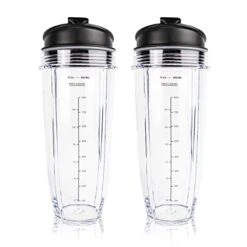 Twin-Pack Replacement 32oz Blending Cup For Ninja Single Serve - 407KKU641