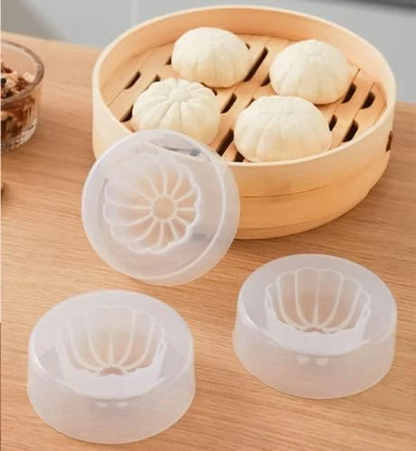 Chinese Style 2.4 Inch Baozi Maker Non-Stick Plastic Baozi Maker Steamer Dumpling Maker Handmade Bun Making Mold Pastry Pie Baozi Bun Cooking Tools Kitchen Baking Accessories (2 Pack) 8 Chinese Style 2.4 Inch Baozi Maker Non-Stick Plastic Baozi Maker Steamer Dumpling Maker Handmade Bun Making Mold Pastry Pie Baozi Bun Cooking Tools Kitchen Baking Accessories (2 Pack) - Image 6
