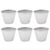 6 Pcs Aluminum Mini Popovers Pan Nonstick Individual Tumblers Popovers Chocolate Molten Molds For Dessert DIY Baking Cooking Silver A One_Size -Wilton Shop 41N5rca94DL
