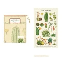 Vintage Succulents Cotton Tea Towel -Wilton Shop 41NUkPZ0dbL