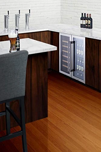 Summit SWC1535BCSS 15 Wine Cooler With 33 Bottle Capacity In Stainless Steel 6 Summit SWC1535BCSS 15 Wine Cooler With 33 Bottle Capacity In Stainless Steel - Image 4