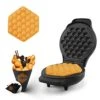 Compact Bubble Waffle Maker Machine With 10 Cardboard Cones, Electric Non Stick Hong Kong Egg Waffle Maker Iron, Recipe Included 2 Compact Bubble Waffle Maker Machine With 10 Cardboard Cones, Electric Non Stick Hong Kong Egg Waffle Maker Iron, Recipe Included -Wilton Shop 41No0IBfNIL