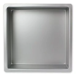 Professional Aluminum Square Cake Pan (14 X 14 X 4), Standard, Silver