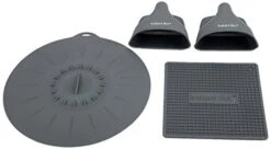 Electric Pressure Cooker Official Starter Accessories Set - Pair Of Mini Mitts, Heat Resistant Mat/ Pot Holder, & Suction Sealing Lid