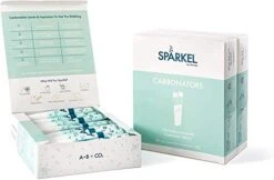 Pärkel Carbonator 90-Pack (3 X Carbonator 30-Packs) - For Spärkel Beverage System Sparkling Water And Soda Maker