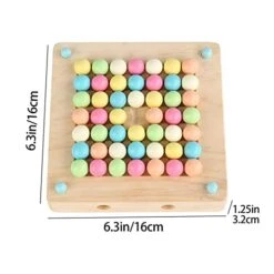 CANAFA Three In One Clip Bead Training Fishing Children's Focus Hand Eye Coordination Training Decontamination Toys Wooden Hund Board Math -Wilton Shop 41Ojf0nUQ8L