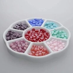 Palette Porcelain Flat Flower 5 1/4" X 1/2" 9 Sections 7 Palette Porcelain Flat Flower 5 1/4" X 1/2" 9 Sections -Wilton Shop 41OnqDYJubL