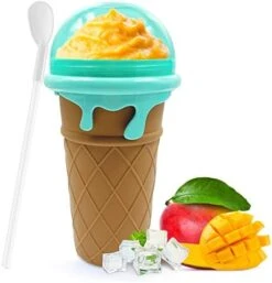 Slushy Cup Slushie Cup Slushy Maker Cup Magic Frozen Squeeze Ice Cup Tiktok Slushie Cups,Double Layers Slushies Cup, Slush Cup Homemade DIY Slushies Cups Quick Magic Cool Cup Milk Shake ,Smoothies (pink) -Wilton Shop 41Oo1DrZVpL. AC